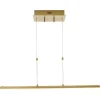 LED-riippuvalaisin Aneta Lighting Gemini kulta