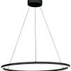LED-riippuvalaisin Aneta Lighting Oda Ø76cm, musta