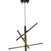LED-riippuvalaisin Aneta Lighting Stecco, Ø60cm, musta