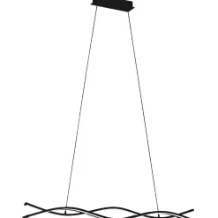 LED-riippuvalaisin Eglo Lasana 3 musta