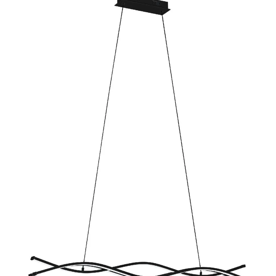 LED-riippuvalaisin Eglo Lasana 3 musta