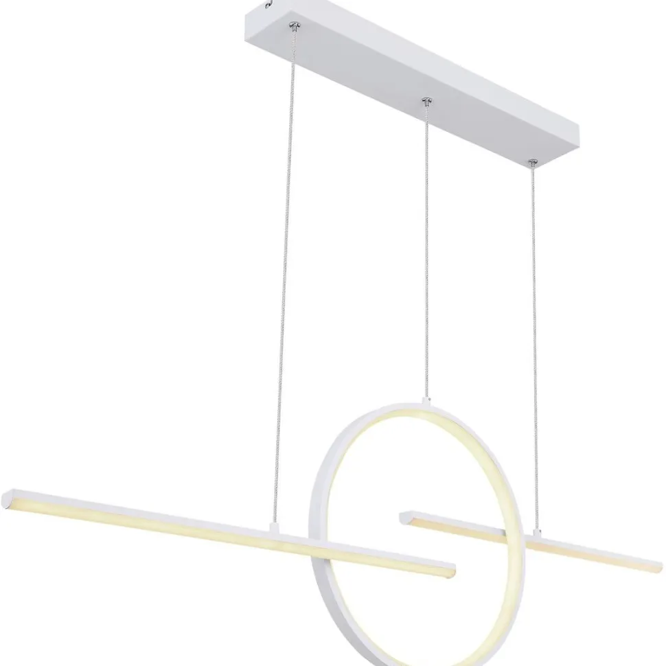 LED-riippuvalaisin Globo Barral CCT valkoinen