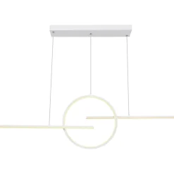 LED-riippuvalaisin Globo Barral CCT valkoinen