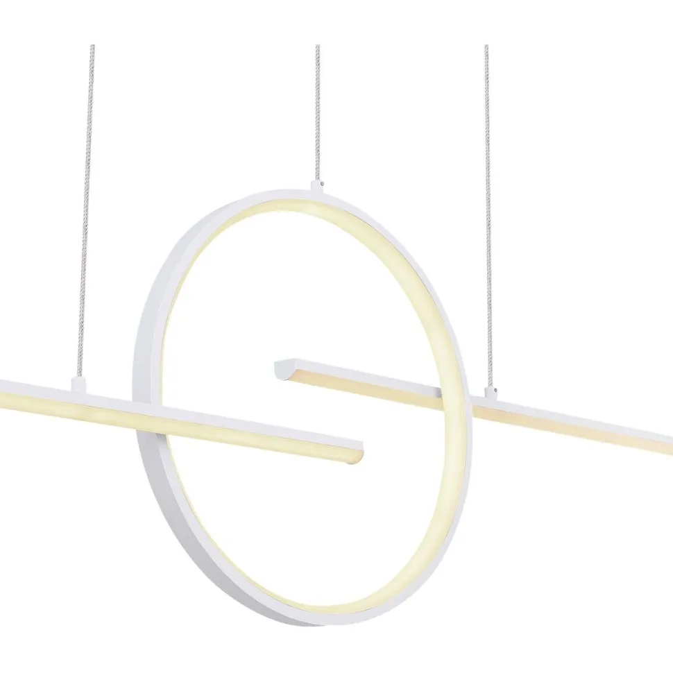 LED-riippuvalaisin Globo Barral CCT valkoinen