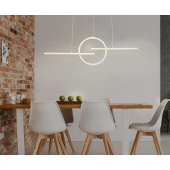 LED-riippuvalaisin Globo Barral CCT valkoinen