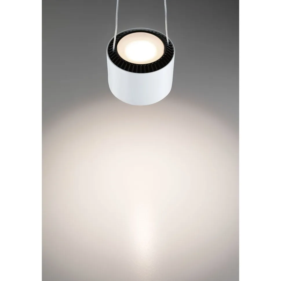 LED-riippuvalaisin kiskoon Paulmann URail Aldan, 2700K, himmennettävä, valkoinen