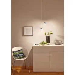 LED-riippuvalaisin kiskoon Paulmann Urail Capsule II, 2700K, himmennettävä, valkoinen
