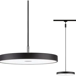 LED-riippuvalaisin kiskoon Paulmann URail Hildor, 4000K, himmennettävä, mattamusta