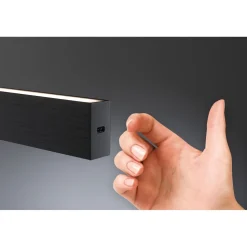 LED-riippuvalaisin Paulmann Aptare säädettävä leveys ja korkeus 2700K 2050lm/2050lm 2x16.5/16.5W liikeohjattava himmennettävä harjattu alumiini