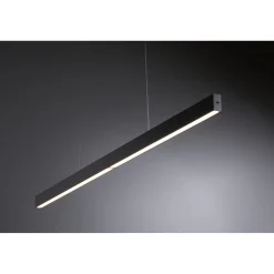 LED-riippuvalaisin Paulmann Aptare säädettävä leveys ja korkeus 2700K 2050lm/2050lm 2x16.5/16.5W liikeohjattava himmennettävä harjattu alumiini