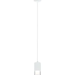 LED-riippuvalaisin Paulmann Kame Ø7.6cm 9W IP44 kirkas/valkoinen
