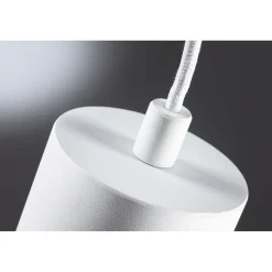 LED-riippuvalaisin Paulmann Kame Ø7.6cm 9W IP44 kirkas/valkoinen