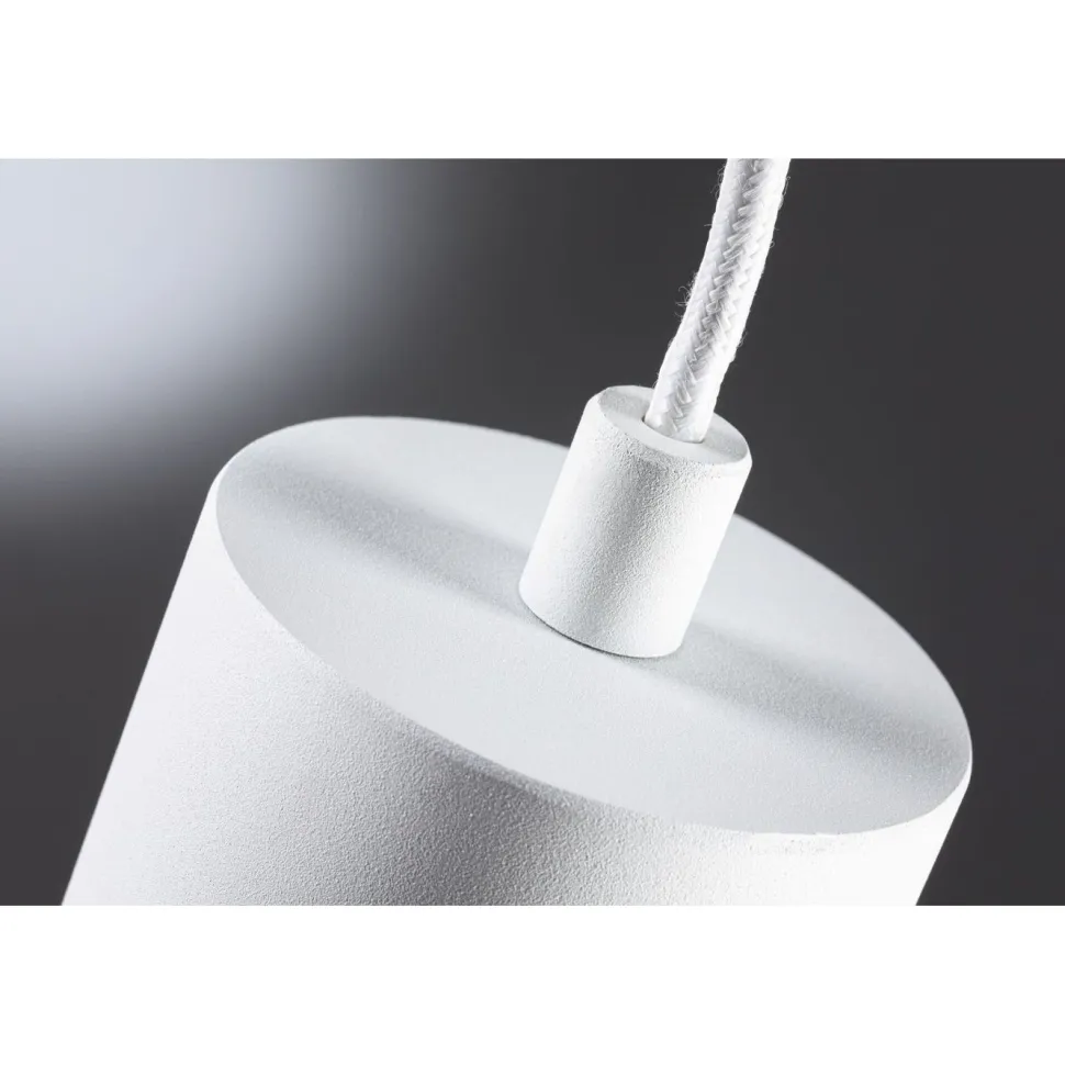 LED-riippuvalaisin Paulmann Kame Ø7.6cm 9W IP44 kirkas/valkoinen