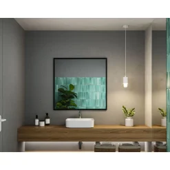 LED-riippuvalaisin Paulmann Kame Ø7.6cm 9W IP44 kirkas/valkoinen