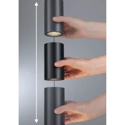 LED-riippuvalaisin Paulmann ProRail3 Kratos Ø79x42mm 1050lm 9W 4000K musta