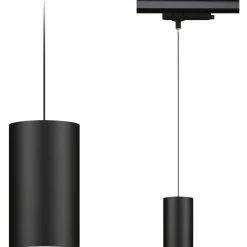 LED-riippuvalaisin Paulmann ProRail3 Kratos Ø79x42mm 1050lm 9W 4000K musta