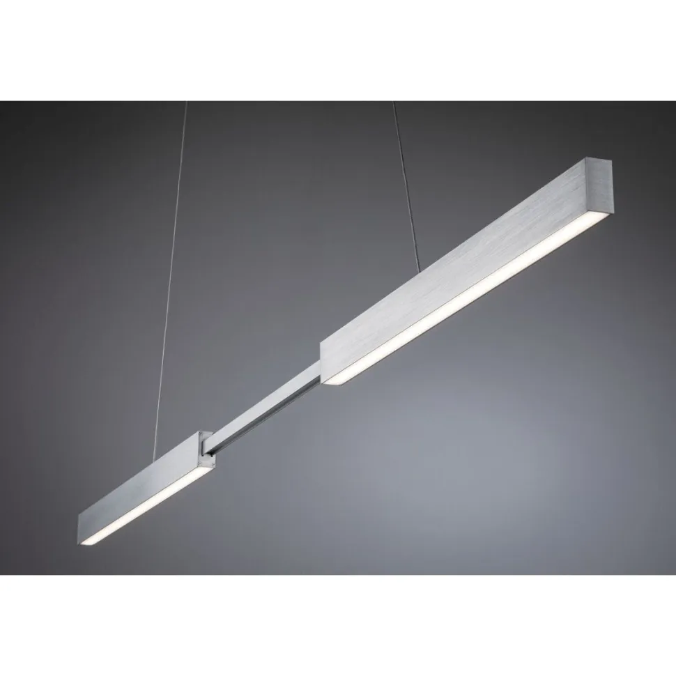 LED-riippuvalaisin Paulmann Smart Home Zigbee 3.0 Aptare, säädettävä, RGBW+, himmennettävä, 1920lm/1920lm, 2x16W, harjattu musta