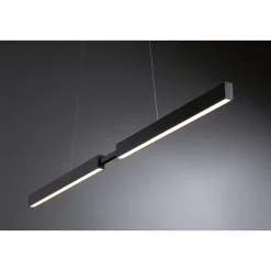 LED-riippuvalaisin Paulmann Smart Home Zigbee 3.0 Aptare, säädettävä, RGBW+, himmennettävä, 1920lm/1920lm, 2x16W, harjattu musta