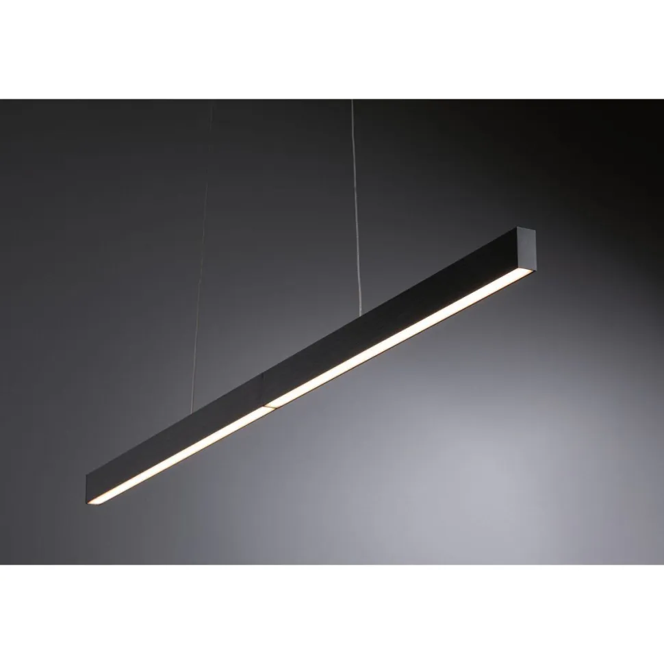LED-riippuvalaisin Paulmann Smart Home Zigbee 3.0 Aptare, säädettävä, RGBW+, himmennettävä, 1920lm/1920lm, 2x16W, harjattu musta