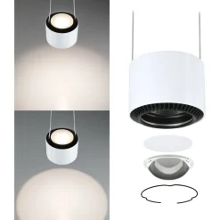 LED-riippuvalaisin Paulmann URail Aldan 930lm/530lm 8.5W 4000K himmennettävä valkoinen