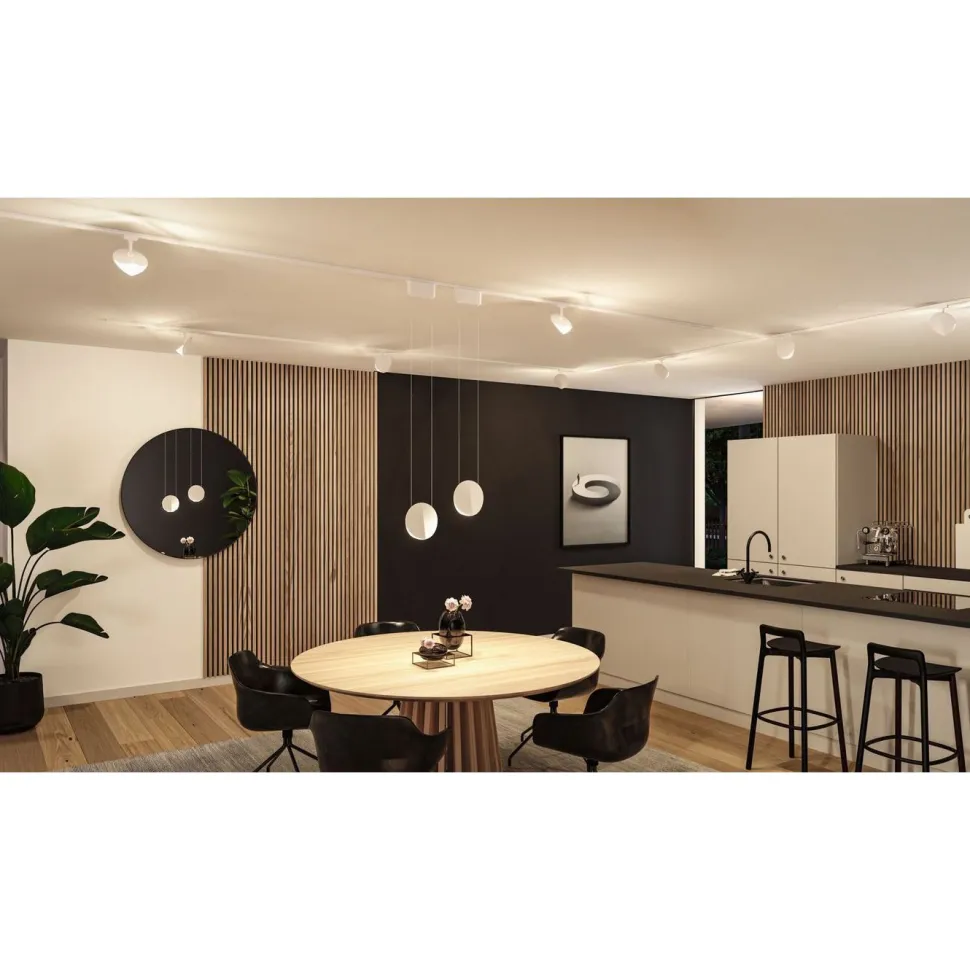 LED-riippuvalaisin Paulmann URail Alejandro 800lm 10W 4000K 3-Step-Dim himmennettävä valkoinen