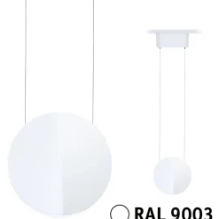 LED-riippuvalaisin Paulmann URail Alejandro 800lm 10W 4000K 3-Step-Dim himmennettävä valkoinen