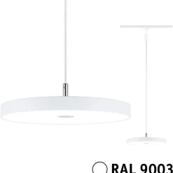 LED-riippuvalaisin Paulmann URail Hildor 850lm 15W 4000K 3-Step-Dim himmennettävä valkoinen