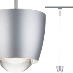 LED-riippuvalaisin Paulmann URail Smart Home Zigbee 3.0 Tyros, Ø10cm, 200lm, 4.5W, RGBW+, himmennettävä, 230V, signaalivalkoinen