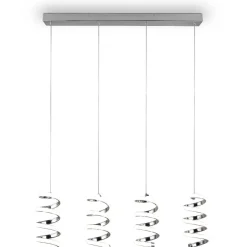 LED-riippuvalaisin Trio Laola, 4-os, kromi, 4000K