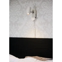 LED-seinäspotti Aneta Lighting Gusto valkoinen/kromi himmennettävä
