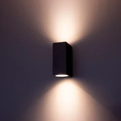 LED-seinävalaisin FTLIGHT Diva, GU10, IP44, musta