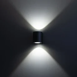 LED-seinävalaisin FTLIGHT Diva, 2x5W, 4000K, 105x105x90mm, musta