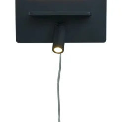 LED-seinävalaisin Aneta Lighting Cargador, musta