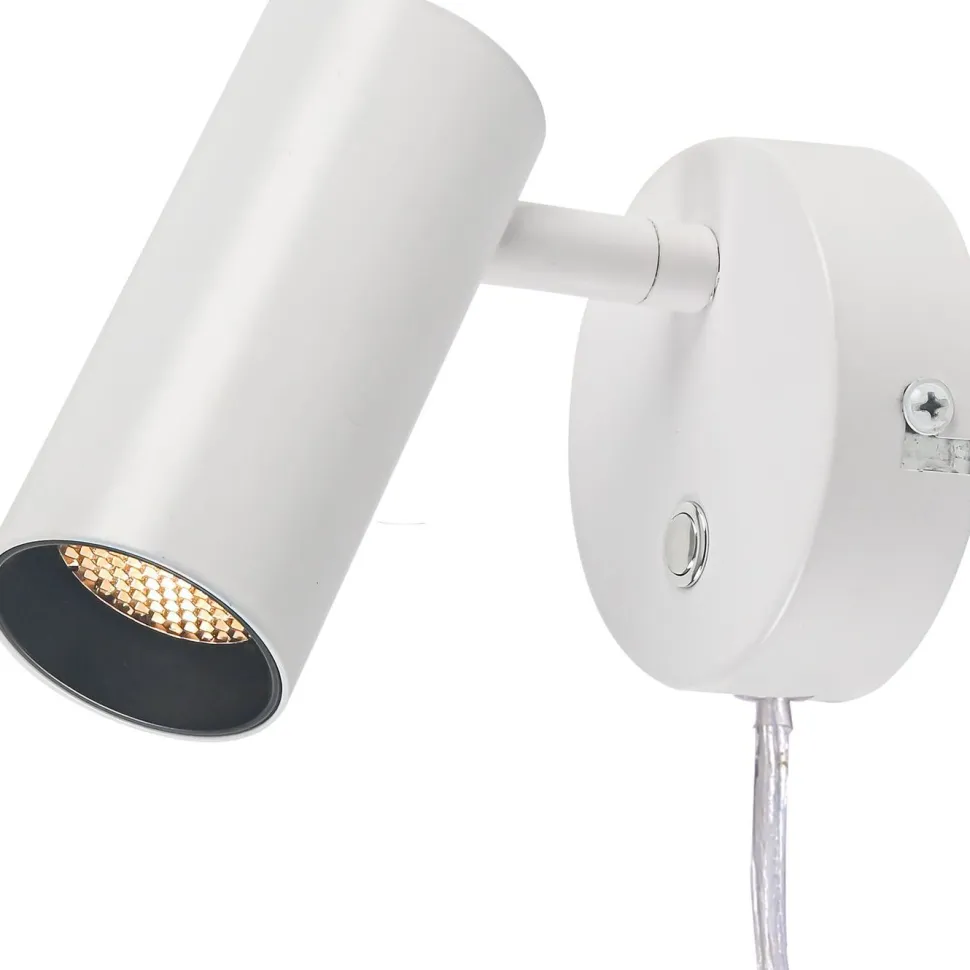 LED-seinävalaisin Aneta Lighting Concord, himmennettävä, musta