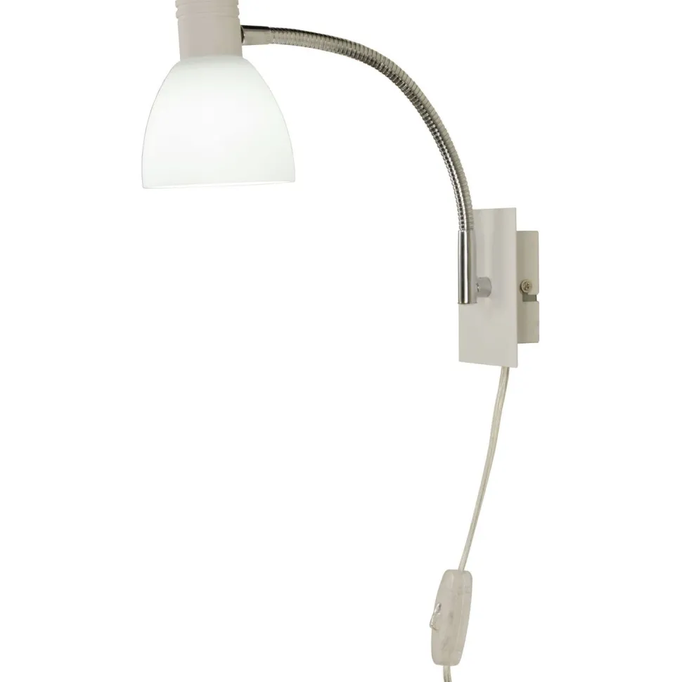 LED-seinävalaisin Aneta Lighting Deka 4 W 360 lm valkoinen/kromi