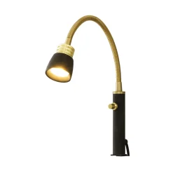 LED-seinävalaisin Aneta Lighting Eketorp himmentimellä musta