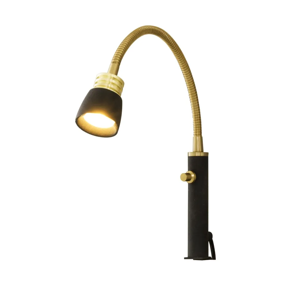 LED-seinävalaisin Aneta Lighting Eketorp himmentimellä musta