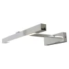 LED-seinävalaisin Aneta Lighting Lucca 9W 380x250x50 mm IP44 valkoinen/kromi