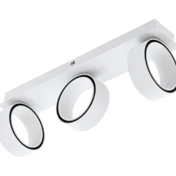 LED-seinävalaisin Eglo Crystal&Design Albariza 3-osainen valkoinen