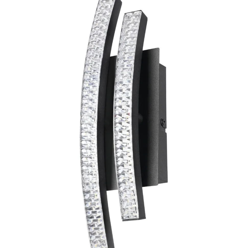 LED-Seinävalaisin Eglo Lejias 2-osainen 9x28,5cm musta