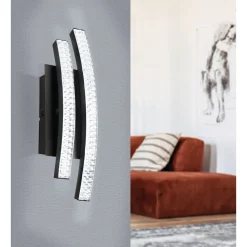 LED-Seinävalaisin Eglo Lejias 2-osainen 9x28,5cm musta