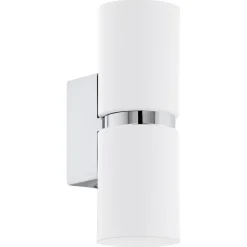 LED-seinävalaisin Eglo Passa 60x170mm kromi valkoinen 95368