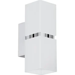 LED-seinävalaisin Eglo Passa 55x170mm kromi valkoinen 95377