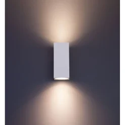 LED-seinävalaisin FTLIGHT Diva, GU10, IP44, valkoinen