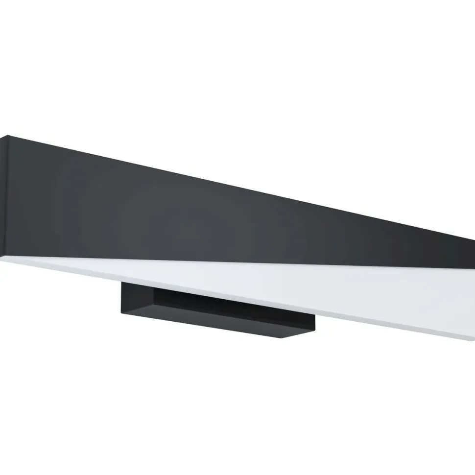 LED-Seinävalaisin Isidro 39,5x8cm musta