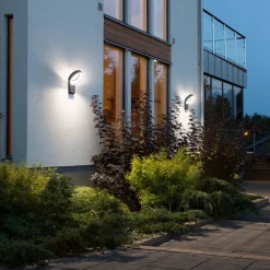 LED-seinävalaisin Konstsmide Asti 7273-370 260x235x355 mm antrasiitti