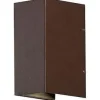 LED-seinävalaisin Konstsmide Cremona 7940-970, 2x3W, High Power, ruoste