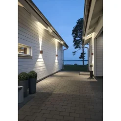 LED-seinävalaisin Konstsmide Cremona 7940-970, 2x3W, High Power, ruoste