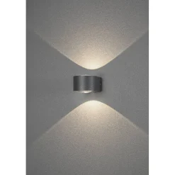 LED-seinävalaisin Konstsmide Gela 2x6W ylös/alas antrasiitti