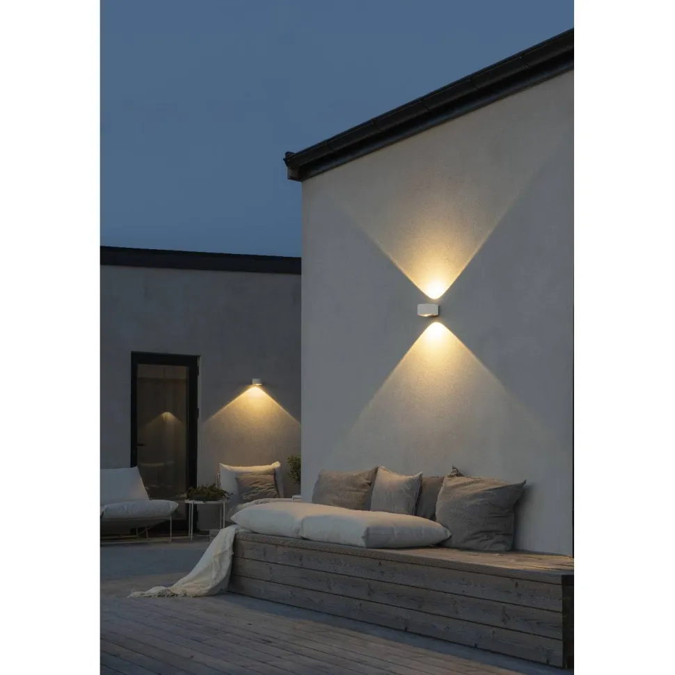 LED-seinävalaisin Konstsmide Gela 2x6W ylös/alas valkoinen